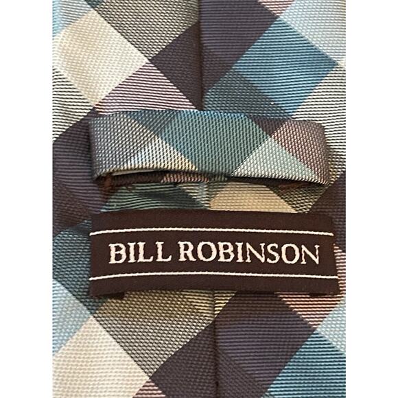 Bill Robinson Hand Made 100% Polyester Men’s Neck Tie Made In China - Picture 8 of 9